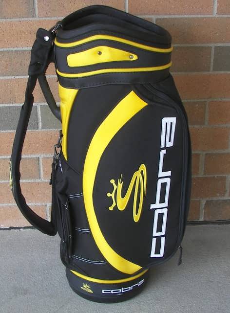 COBRA Staff Golf Bag 12" Black/Yellow 12" Throat