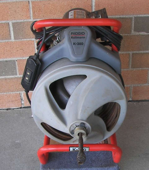 RIDGID K-380 Drum Drain Cleaning Machine ~ Plumbing Snake Rodder | eBay