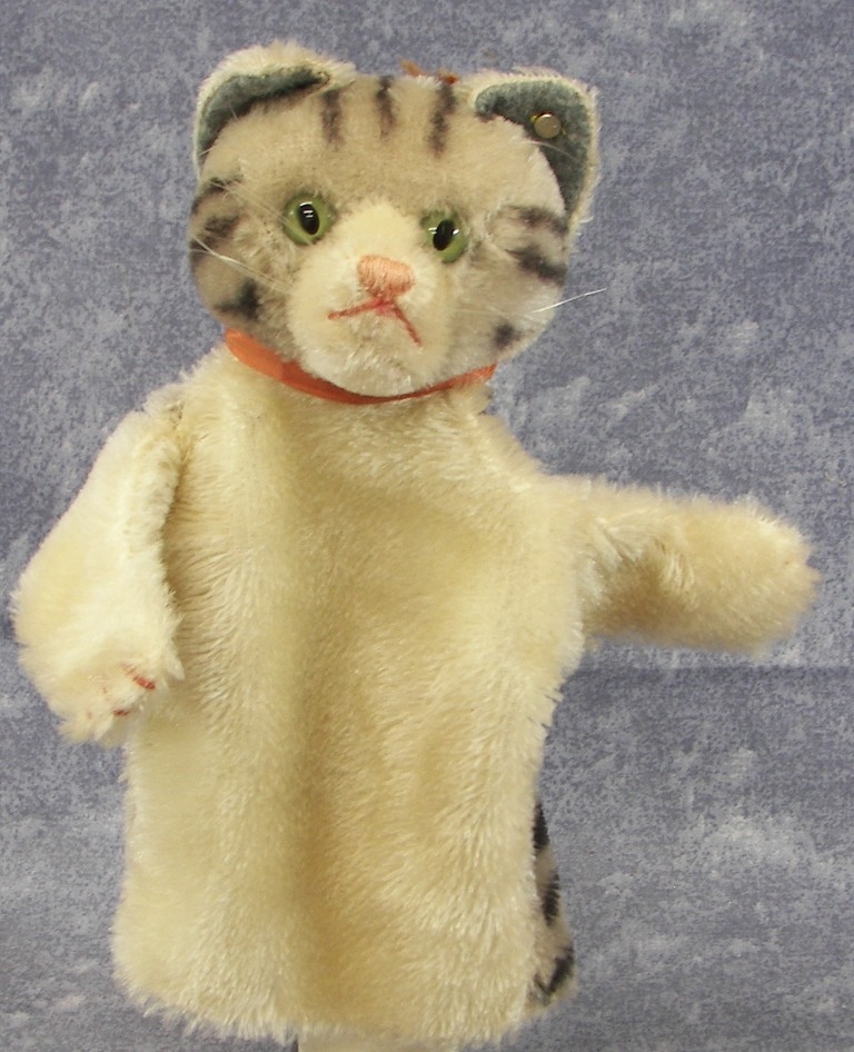 tabby cat puppet